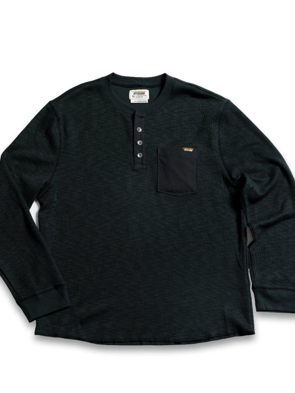 Off The Grid Surplus Draper Henley - Vintage Black